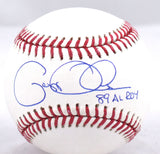 Gregg Olson Autographed Rawlings OML Baseball w/ 89 AL ROY - Beckett W Hologram