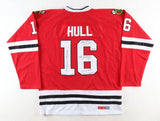 Bobby Hull Signed Chicago Blackhawks Triple Inscribed Rare #16 Jersey (PSA COA)