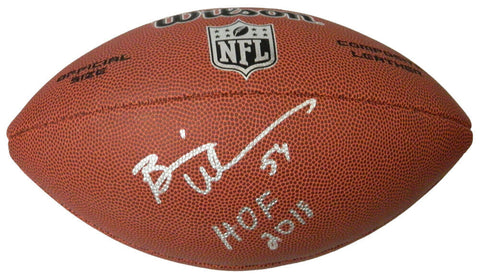 Bears BRIAN URLACHER Signed Wilson NFL Full-Size Football w/HOF 2018 - SCHWARTZ