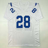 Autographed/Signed Jonathan Taylor Indianapolis White Football Jersey JSA COA