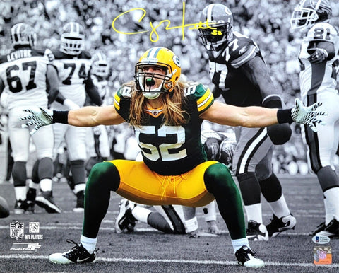 Clay Matthews Autographed Green Bay Packers Spotlight 16x20 Photo Beckett