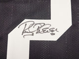 STEELERS ROCKY BLEIER AUTOGRAPHED BLACK JERSEY "4X SB CHAMP" BECKETT QR 229042