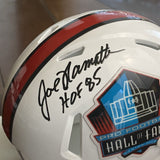 Joe Namath Autographed Signed Hall of Fame Mini Helmet W/HOF 85 Beckett Jets