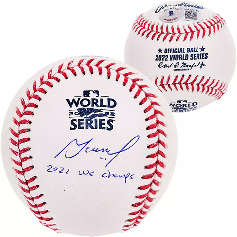 JOSE ALTUVE AUTOGRAPHED 2022 WS BASEBALL ASTROS 22 WS CHAMPS BECKETT 210121