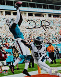 DeVante Parker Autographed Miami Dolphins 8x10 TD Catch Photo- JSA W Auth *Black