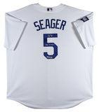 Dodgers Corey Seager "2020 WS MVP" Signed White Majestic Cool Base Jersey Fan