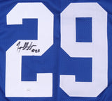 Joseph Addai Signed Indianapolis Colts Jersey (JSA COA) Super Bowl XLI Champ R.B