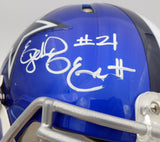 Ezekiel Elliott Autographed Cowboys Flash Full Size Auth Helmet Beckett WT81470