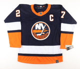 Anders Lee Signed New York Islanders Adidas Captain's Jersey (JSA COA) Left Wing