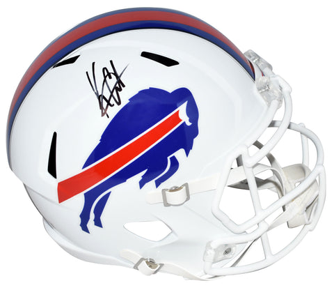 KEON COLEMAN AUTOGRAPHED BUFFALO BILLS FULL SIZE SPEED HELMET BECKETT