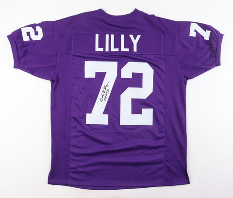 Bob Lilly Signed TCU Horned Frogs Jersey (JSA COA) Cowboys 11xPro Bowl D Tackle