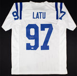 Laiatu Latu Signed Indianapolis Colts Jersey (JSA COA) 2024 1st Round Pick/ UCLA