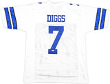 DALLAS COWBOYS TREVON DIGGS AUTOGRAPHED WHITE JERSEY PSA/DNA STOCK #233666