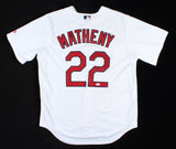 Mike Matheny Signed Cardinals Jersey (JSA COA) St Louis Manager (2012-2018)