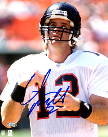 CHRIS MILLER AUTOGRAPHED 8X10 PHOTO ATLANTA FALCONS MCS HOLO STOCK #208906