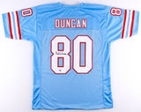 Curtis Duncan Signed Houston Oilers Jersey (GTSM COA) All Pro Wide Receiver