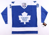 Bruce Boudreau Signed Maple Leafs Jersey (Beckett ) Former Toronto Head Coach