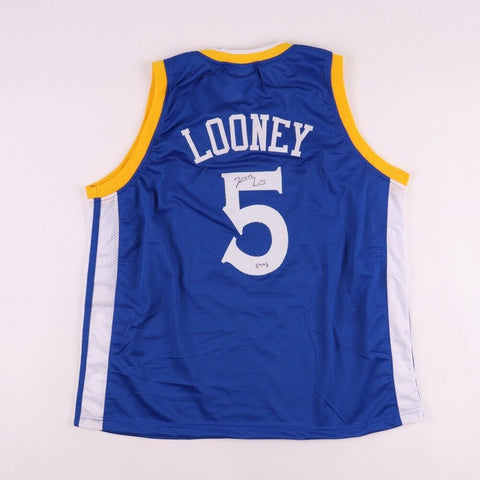 Kevon Looney Signed Golden State Warriors Jersey (PSA) 2xNBA Champion Power Fwrd