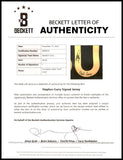 WARRIORS STEPHEN CURRY AUTOGRAPHED NIKE SWINGMAN JERSEY 48 CHEF BECKETT 237091