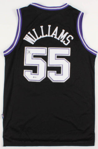 Jason Williams Signed Sacramento Kings Custom Jersey (Beckett COA) 7th Pk 1998