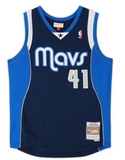 Dirk Nowitzki Autographed "HOF 23" Mavericks 2010 Blue Nike Jersey Fanatics