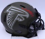 Kyle Pitts Autographed Falcons Salute to Service Mini Helmet Beckett 1W528563