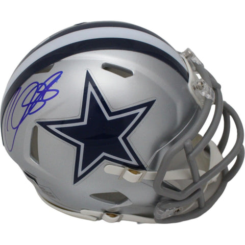 CeeDee Lamb Autographed/Signed Dallas Cowboys Mini Helmet FAN 39049