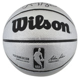 Celtics Larry Bird Signed Wilson Platinum Edition Basketball w/ Case BAS Wit