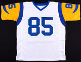 Jack Youngblood Signed Custom Los Angeles Rams Jersey (JSA COA) 7xPro Bowl D.E.