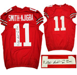 OHIO STATE JAXON SMITH-NJIGBA AUTOGRAPHED PRO CUT JERSEY GO BUCKS BECKETT 201983