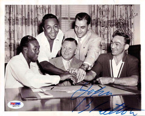 Carmen Basillo & John Bratton Autographed Signed 7x9 Photo PSA/DNA #Q95772