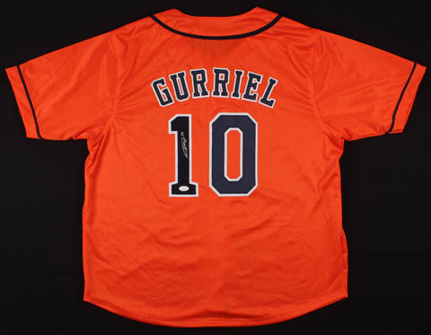 Yulieski Gurriel Signed Houston Astros Jersey (JSA COA) 2017 World Champion 1.B.