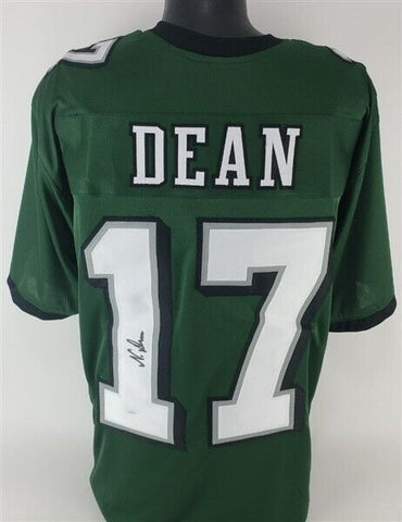 Nakobe Dean Signed Philadelphia Eagles Jersey (JSA COA) 2021 National Champs Ga.