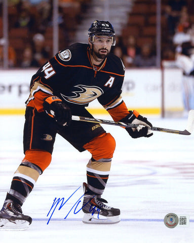 Michael Del Zotto Autographed Anaheim Ducks 8x10 Photo Beckett 46279