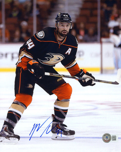 Michael Del Zotto Autographed Anaheim Ducks 8x10 Photo Beckett 46279