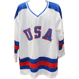 1980 USA Olympic Hockey Team Signed Miracle On Ice Hockey Jersey Beckett 48372