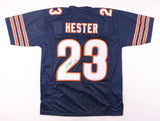 Devin Hester Signed Chicago Bears Blue Jersey (JSA COA) NFL All Time Return Ldr.