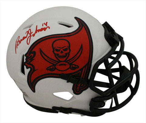 Brad Johnson Autographed Tampa Bay Buccaneers Lunar Mini Helmet BAS 34056