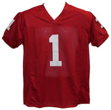 Kyler Murray Autographed/Signed College Style Red Jersey Beckett 24982