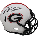 Carson Beck Autographed Georgia Bulldogs Lunar Speed Mini Helmet Beckett 47546