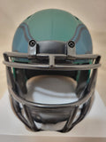SAQUON BARKLEY SIGNED PHILADELPHIA EAGLES RAVE SPEED MINI HELMET BECKETT QR
