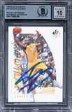 Lakers Shaquille O'Neal Signed 1999 SP Auth #39 Card Auto Graded GM 10! BAS Slab