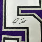 Autographed/Signed JASON WILLIAMS Sacramento Purple Jersey PSA/DNA COA Auto