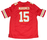 PATRICK MAHOMES SIGNED KANSAS CITY CHIEFS #15 NIKE SUPER BOWL LV JERSEY BECKETT