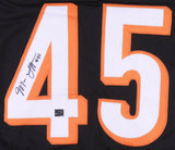 Malik Jefferson Signed Cincinnati Bengals Jersey (Jefferson Holo) Univ Texas L.B