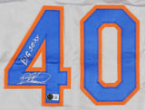 Bartolo Colon Signed New York Mets Gray Jersey Inscribed "Big Sexy" (Beckett)