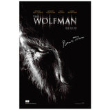 Benicio Del Toro Autographed 2010 The Wolfman 16x24 Movie Poster