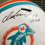 DAN MARINO AUTOGRAPHED SIGNED MIAMI DOLPHINS TB FS REPLICA HELMET 84 MVP BECKETT