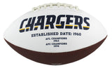 Melvin Gordon Signed Los Angeles Chargers Embroidered Football - Flash Gordon