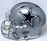 Emmitt Smith Autographed Cowboys F/S Speed Authentic Helmet - Beckett W Holo